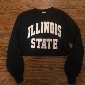 Cropped Illinois state sweatshirt